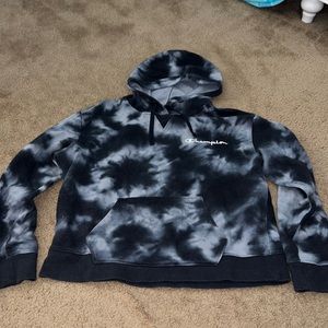 Champion Tye Dye Hoodie Sweatshirt